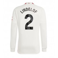 Camisa de Futebol Manchester United Victor Lindelof #2 Equipamento Alternativo 2023-24 Manga Comprida